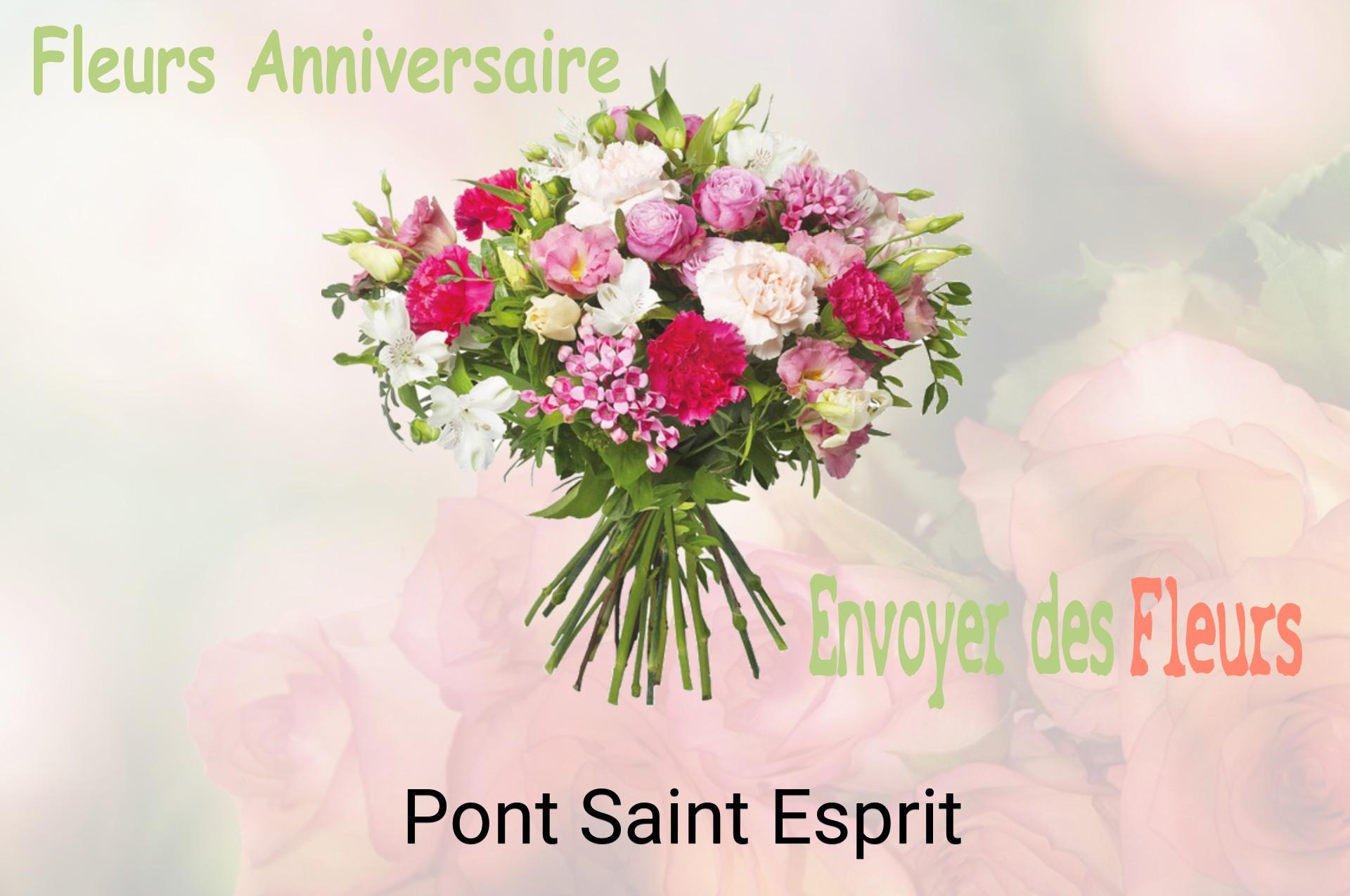 Bouquet de fleurs d’anniversaire livré à Pont-Saint-Esprit